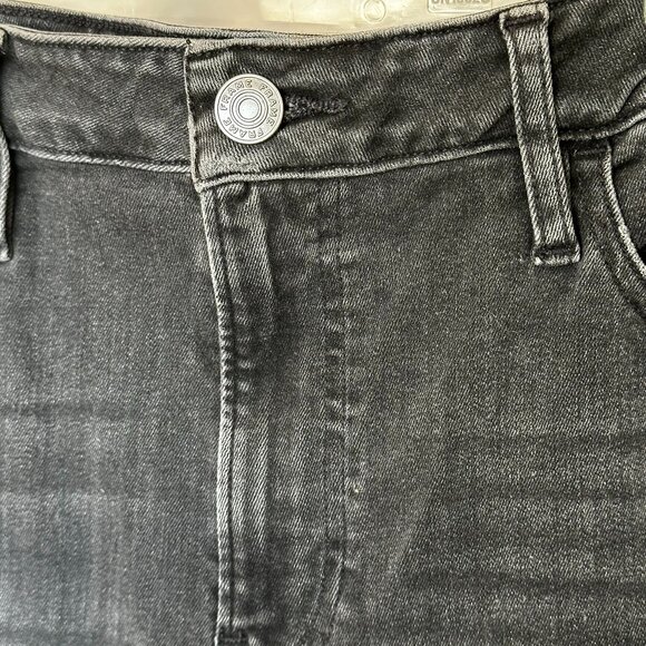 FRAME Le Crop Mini Boot Raw Hem Jeans Women's Size 32 Excellent Condition - Picture 6 of 10
